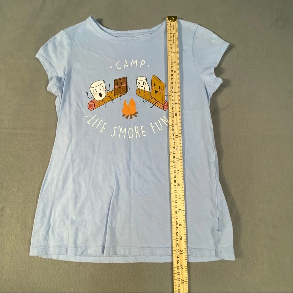 Gap Kids Blue Graphic T-Shirt, short sleeves, size XXL